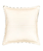 Cojin 42x42cm chenille rayas verde