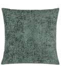 Cojin 42x42cm chenille verde oscuro