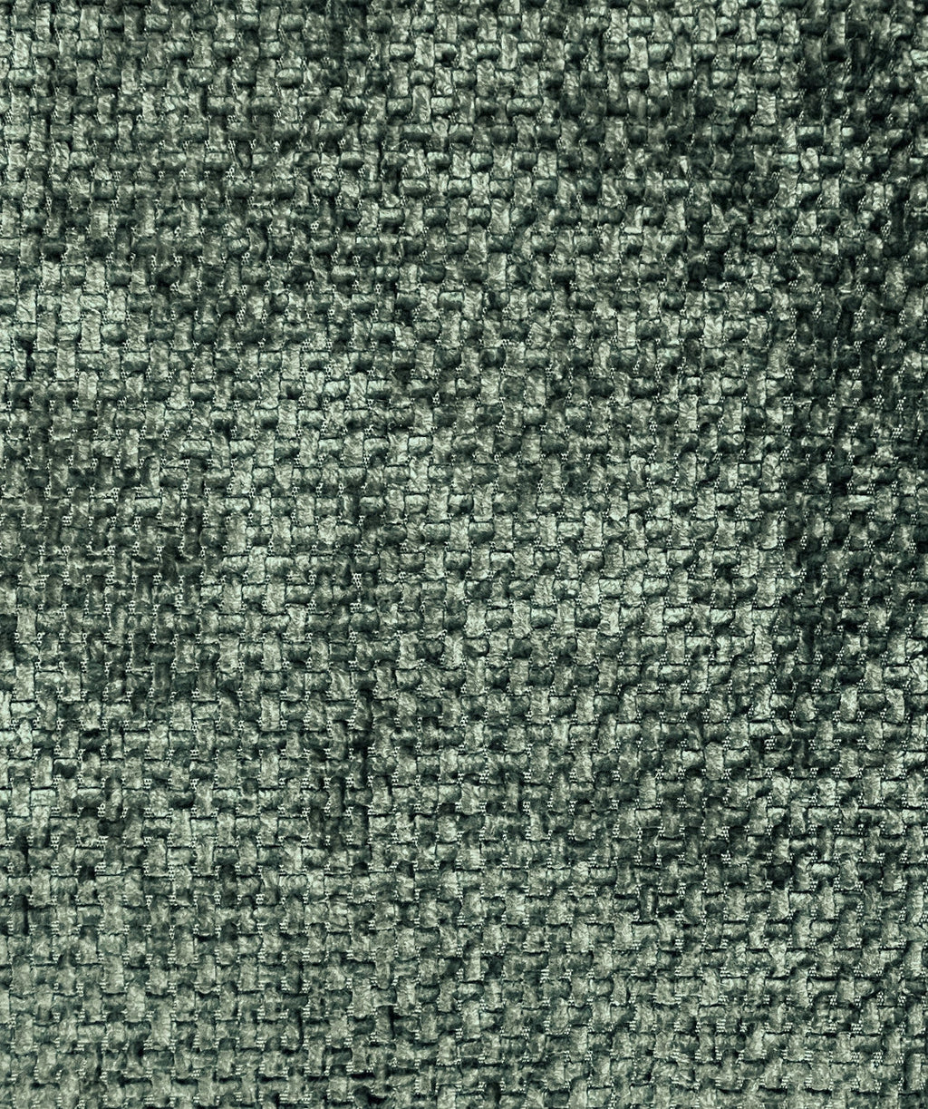 Cojin 42x42cm chenille verde oscuro