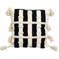 Cojín 42x42cm negro beige