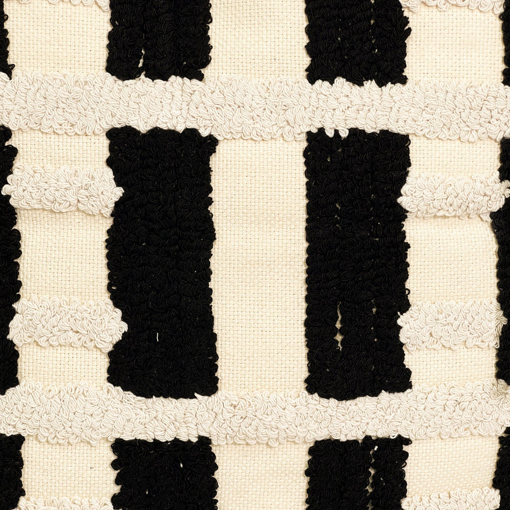 Cojín 42x42cm negro beige