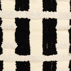 Cojín 42x42cm negro beige
