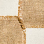 Cojín 43x43cm yute