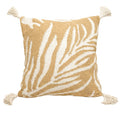Cojín 45x45cm beige texturado blanco