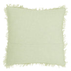 Cojín 45x45cm gasa agua verde