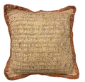 Cojín 45x45cm rafia