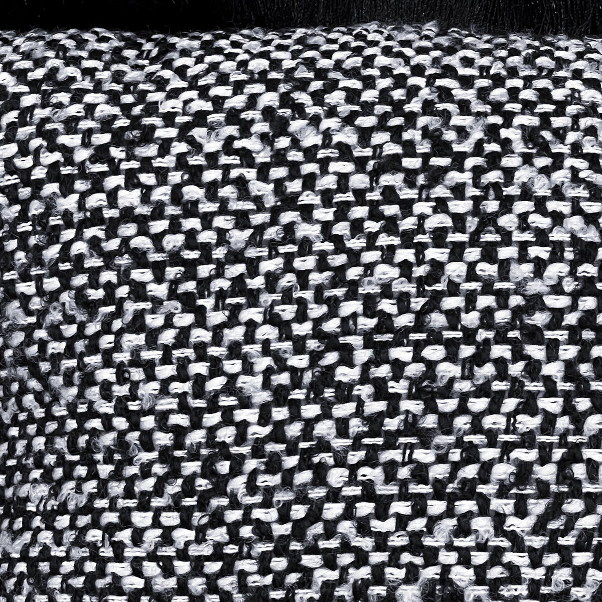 Cojín 45x45cm tejido zigzag crudo