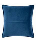 Cojin 48x48cm chenille azul