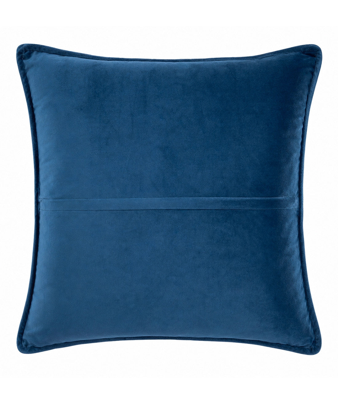 Cojin 48x48cm chenille azul