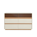 Cómoda 6 cajones Aiko beige