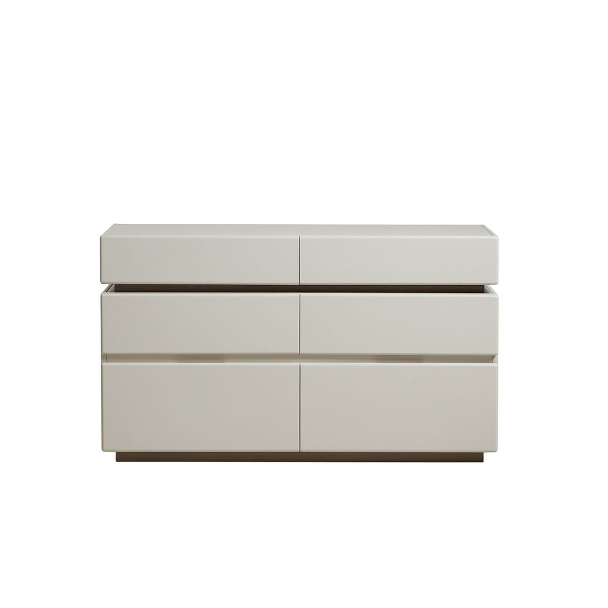 Cómoda 6 cajones Kanso gris claro