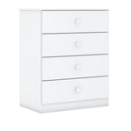 Cómoda Laberinto blanco 4 cajones