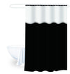 Cortina baño PEVA negro 180x180cm
