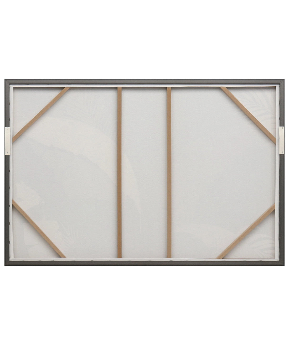Cuadro 120x80 hojas café dorado