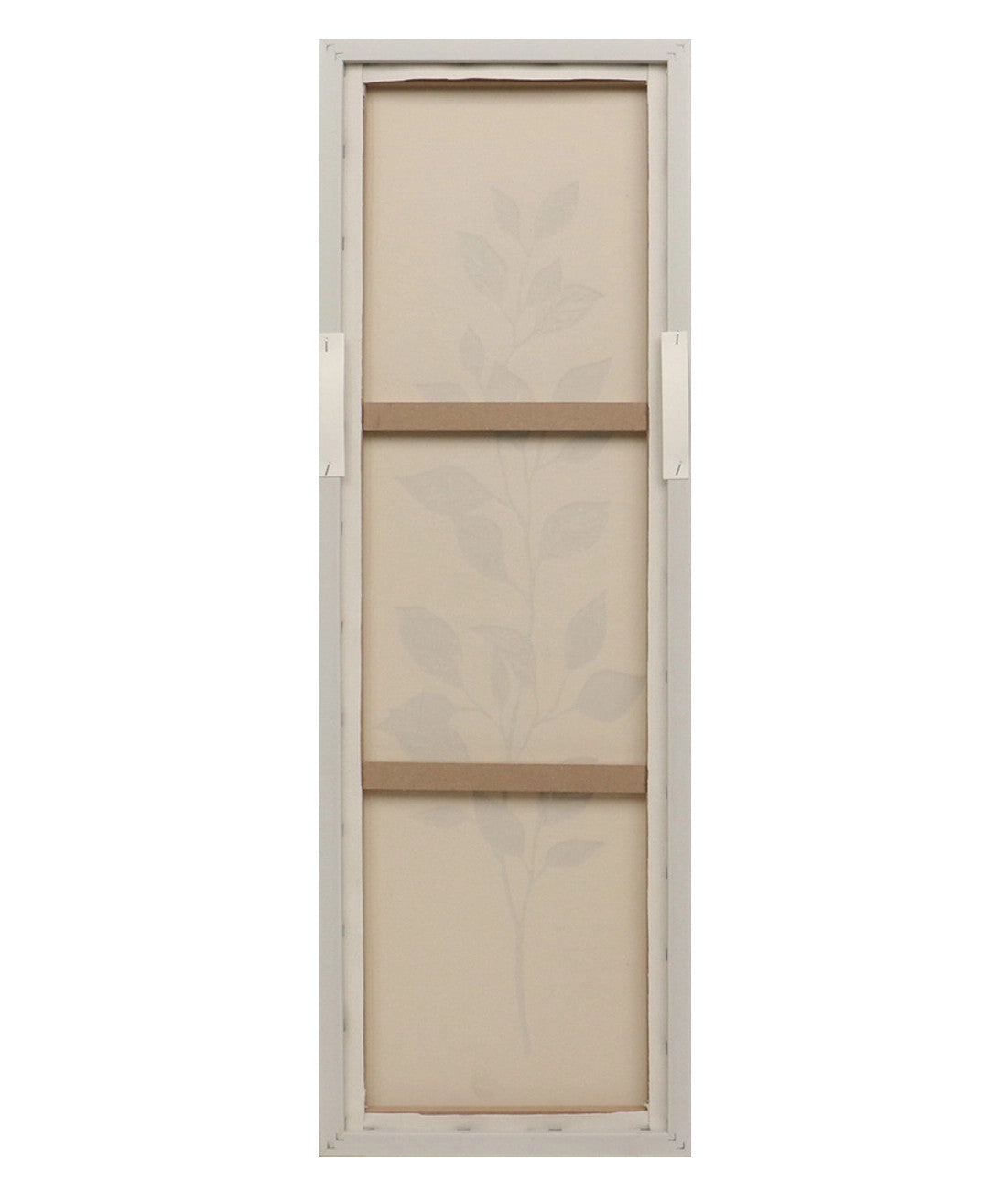 Cuadro 30x90 floreado negro D1