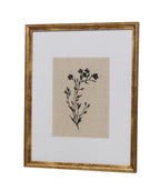 Cuadro 40x50 flor negra D1