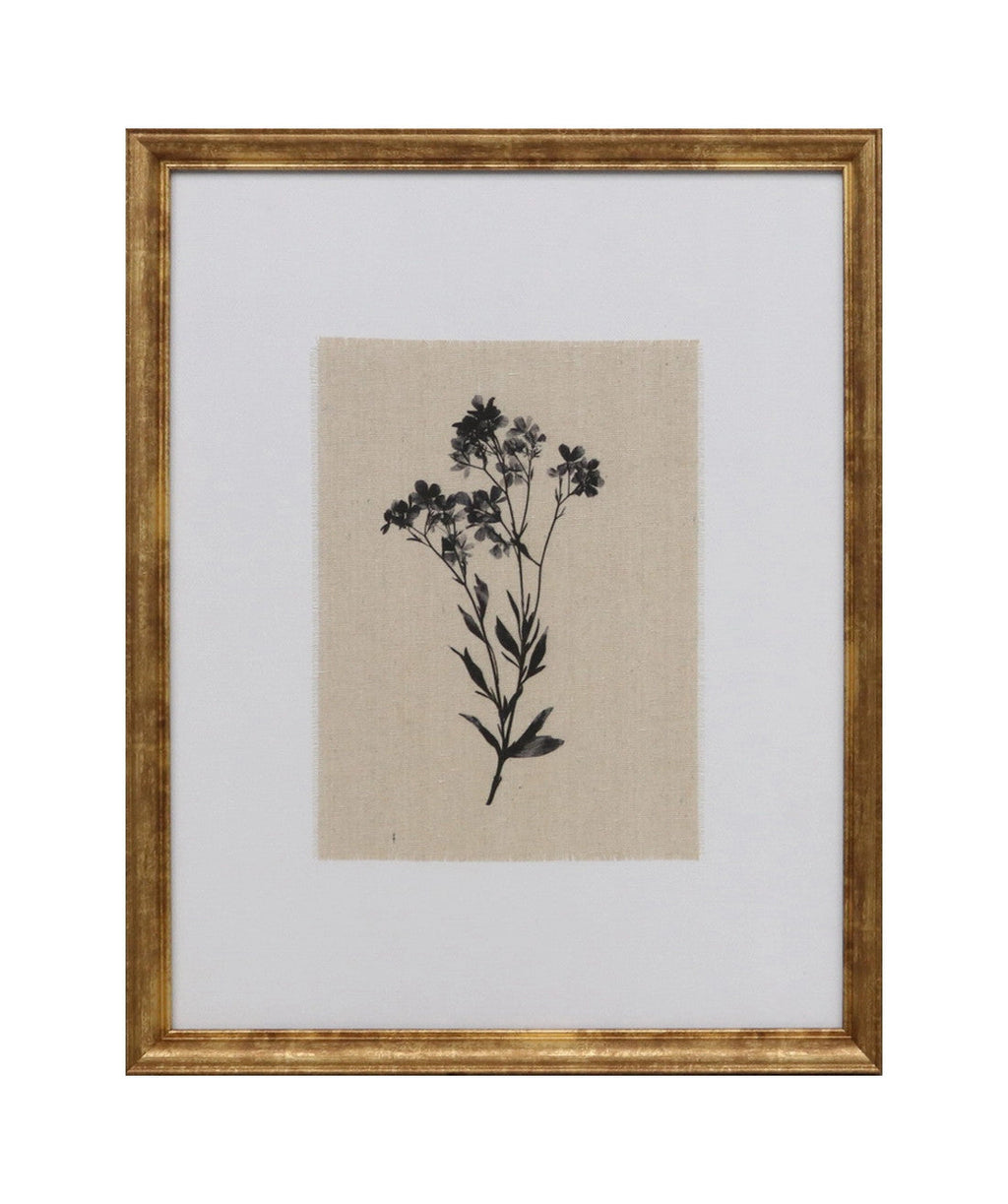 Cuadro 40x50 flor negra D2