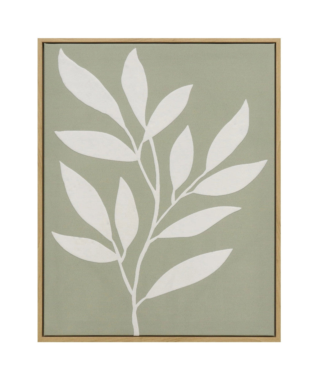 Cuadro 40x50 flor verde