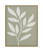 Cuadro 40x50 flor verde
