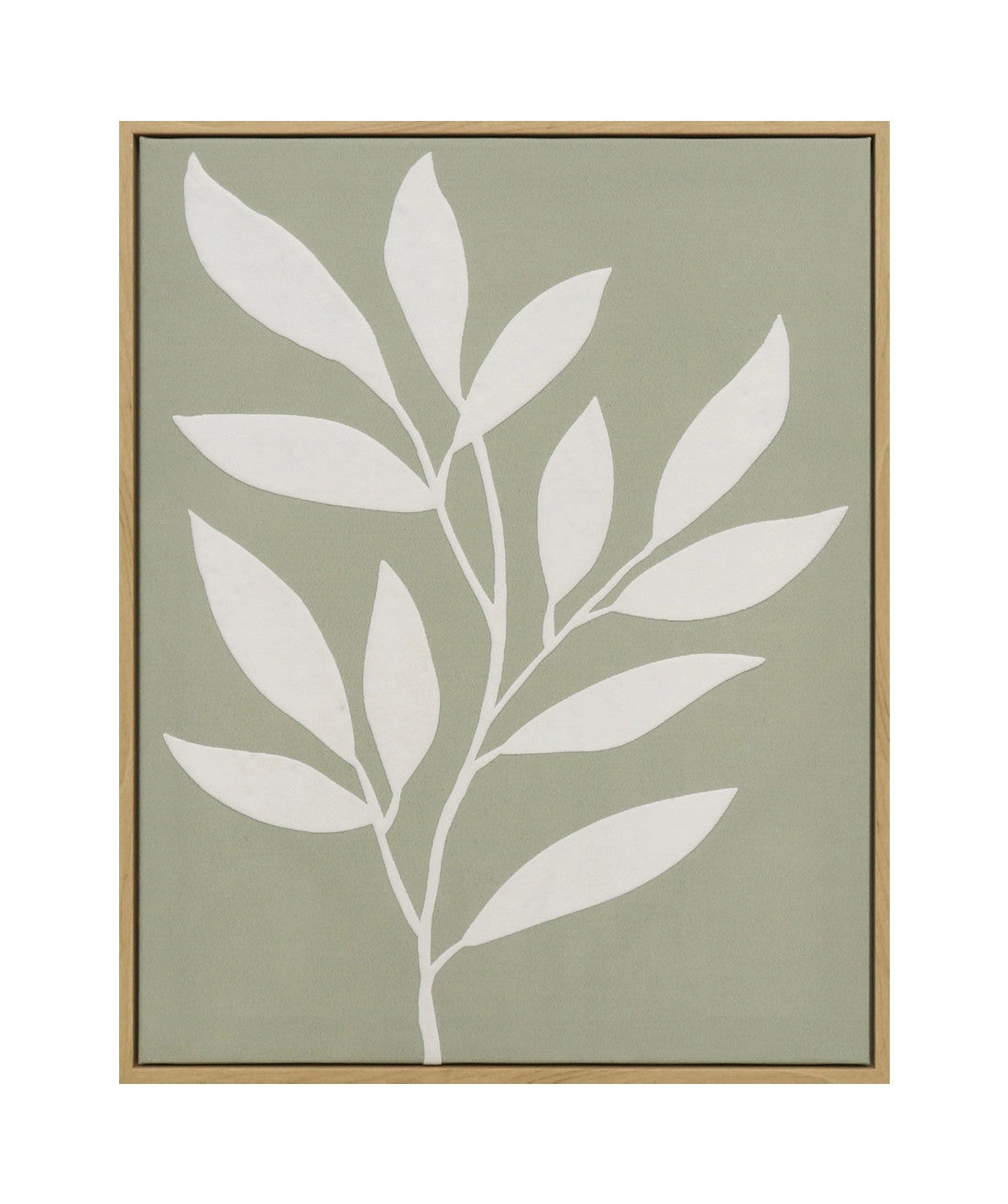 Cuadro 40x50 flor verde