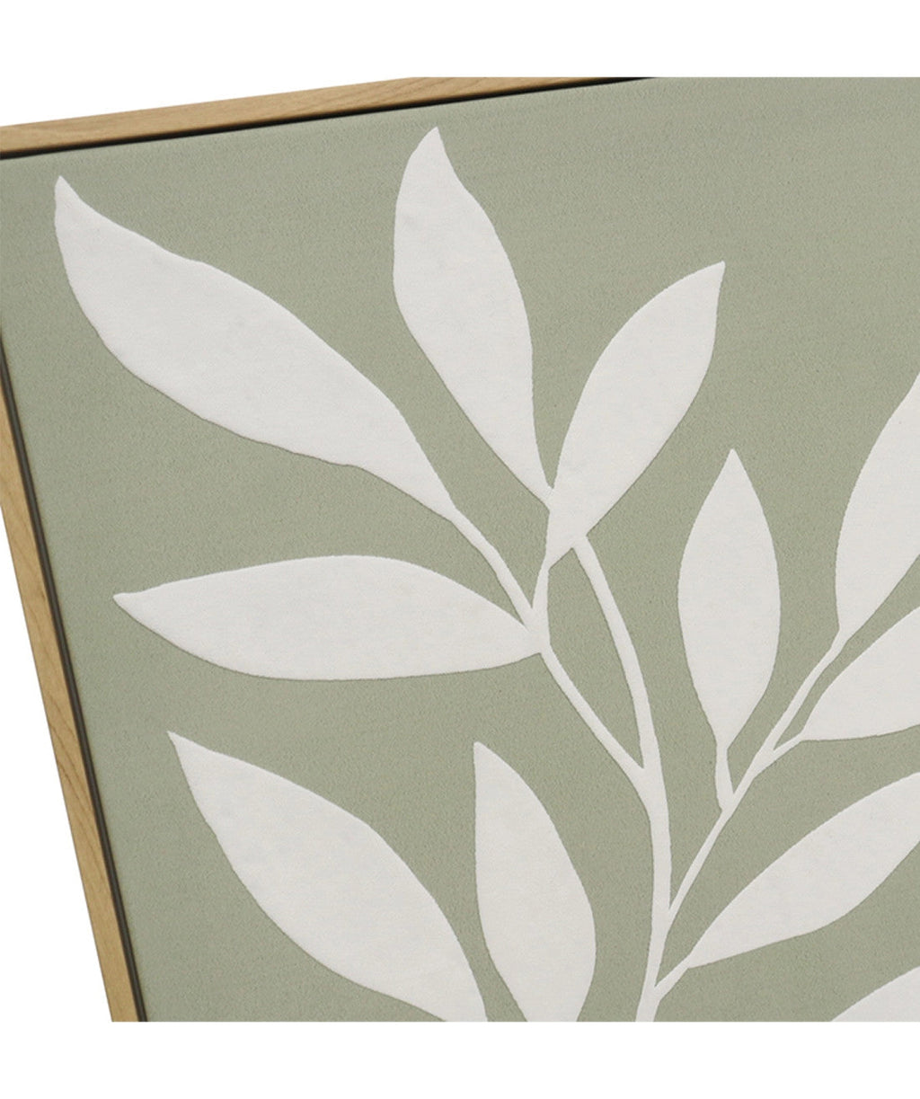 Cuadro 40x50 flor verde