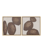 Cuadro 50.5x25.5 figuras tierra set 2