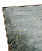 Cuadro 60x80 degrade verde dorado