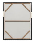 Cuadro 60x80 hojas verde dorado