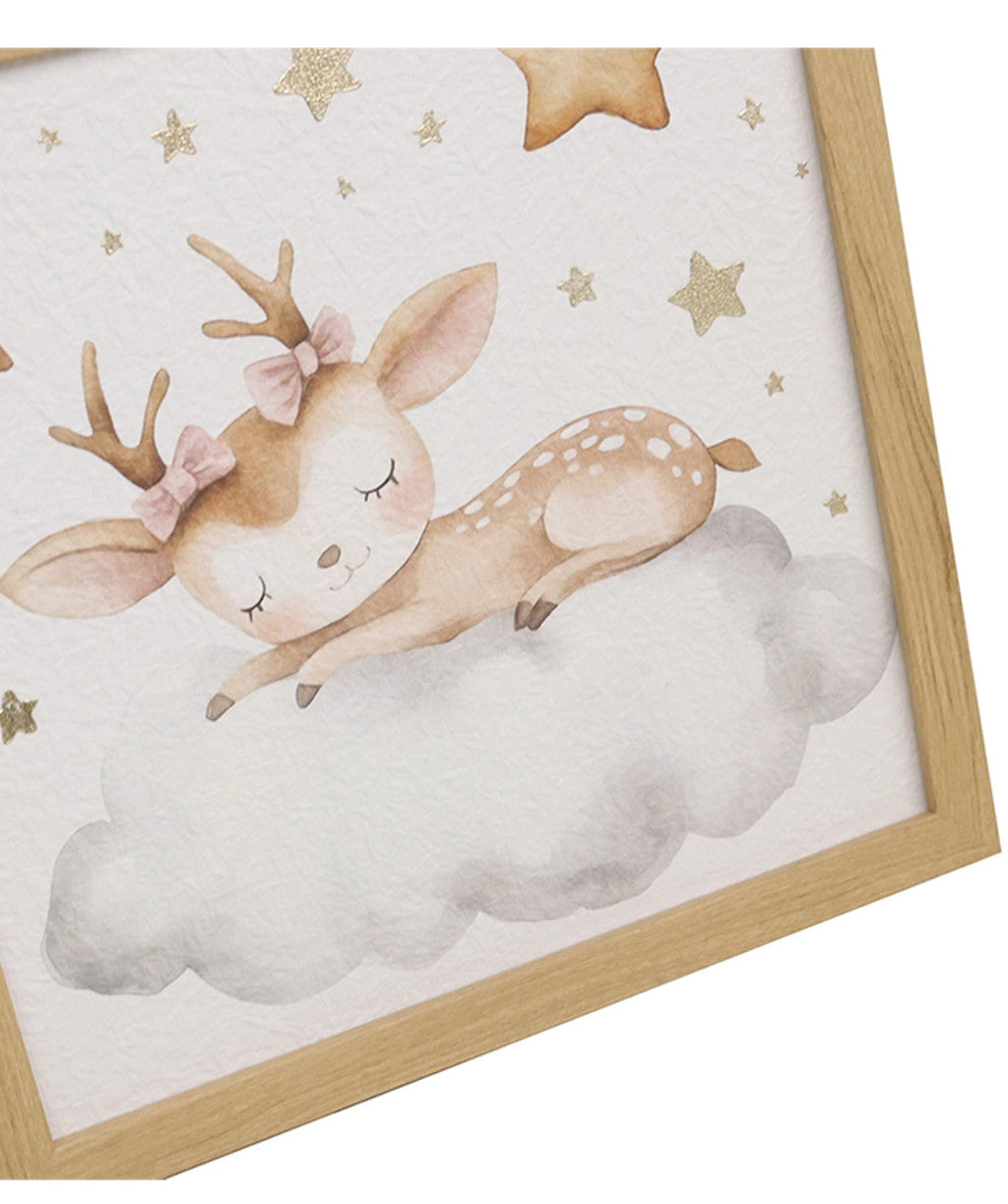 Cuadro 75.5x25.5 animales infantil set 3