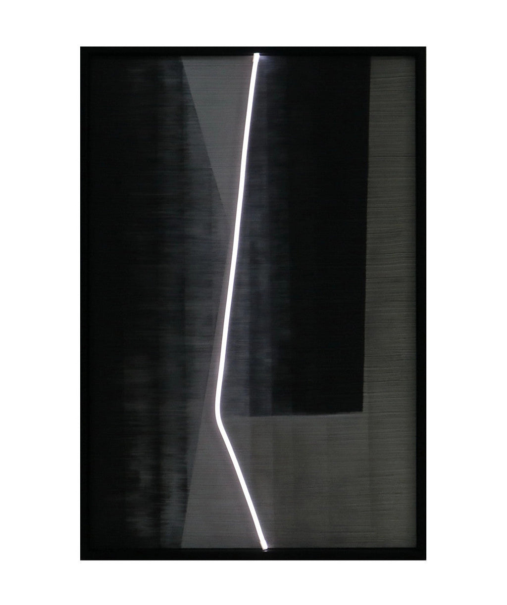 Cuadro luminoso 40x60 industrial negro