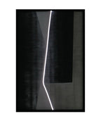 Cuadro luminoso 40x60 industrial negro