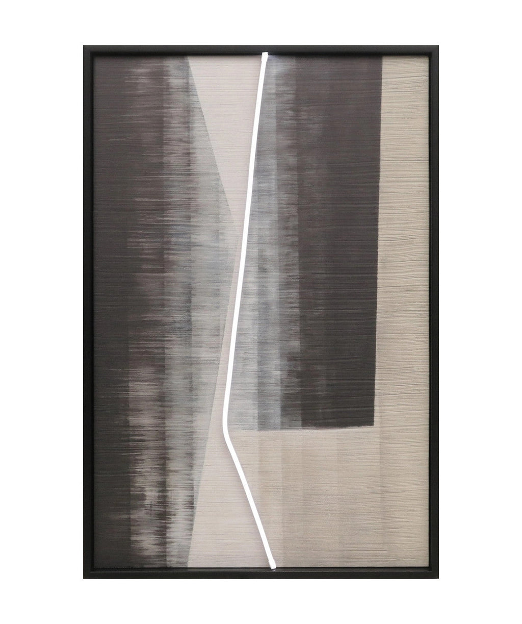 Cuadro luminoso 40x60 industrial negro