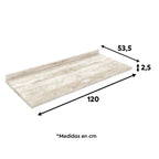 Cubierta de cocina Americana gris 120cm
