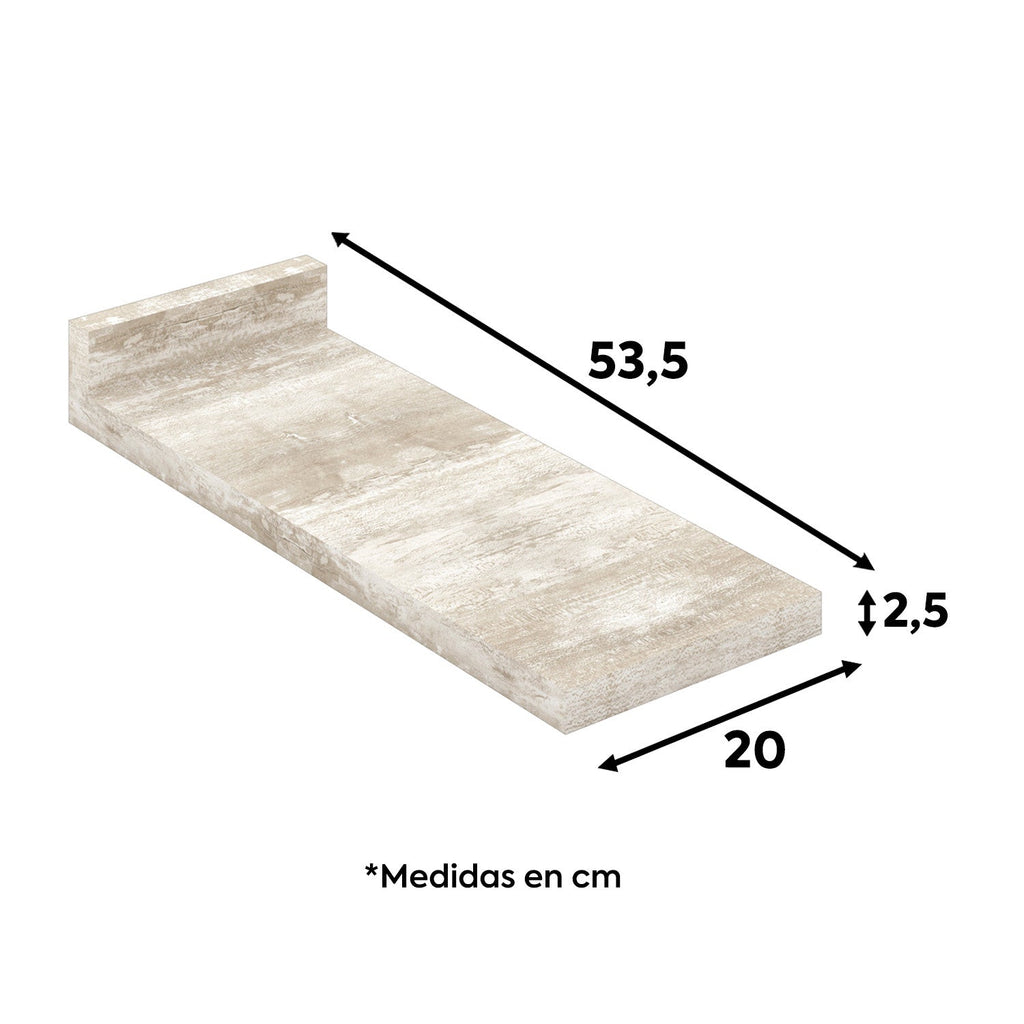 Cubierta de cocina Americana gris 20cm