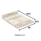 Cubierta de cocina Americana gris 40cm