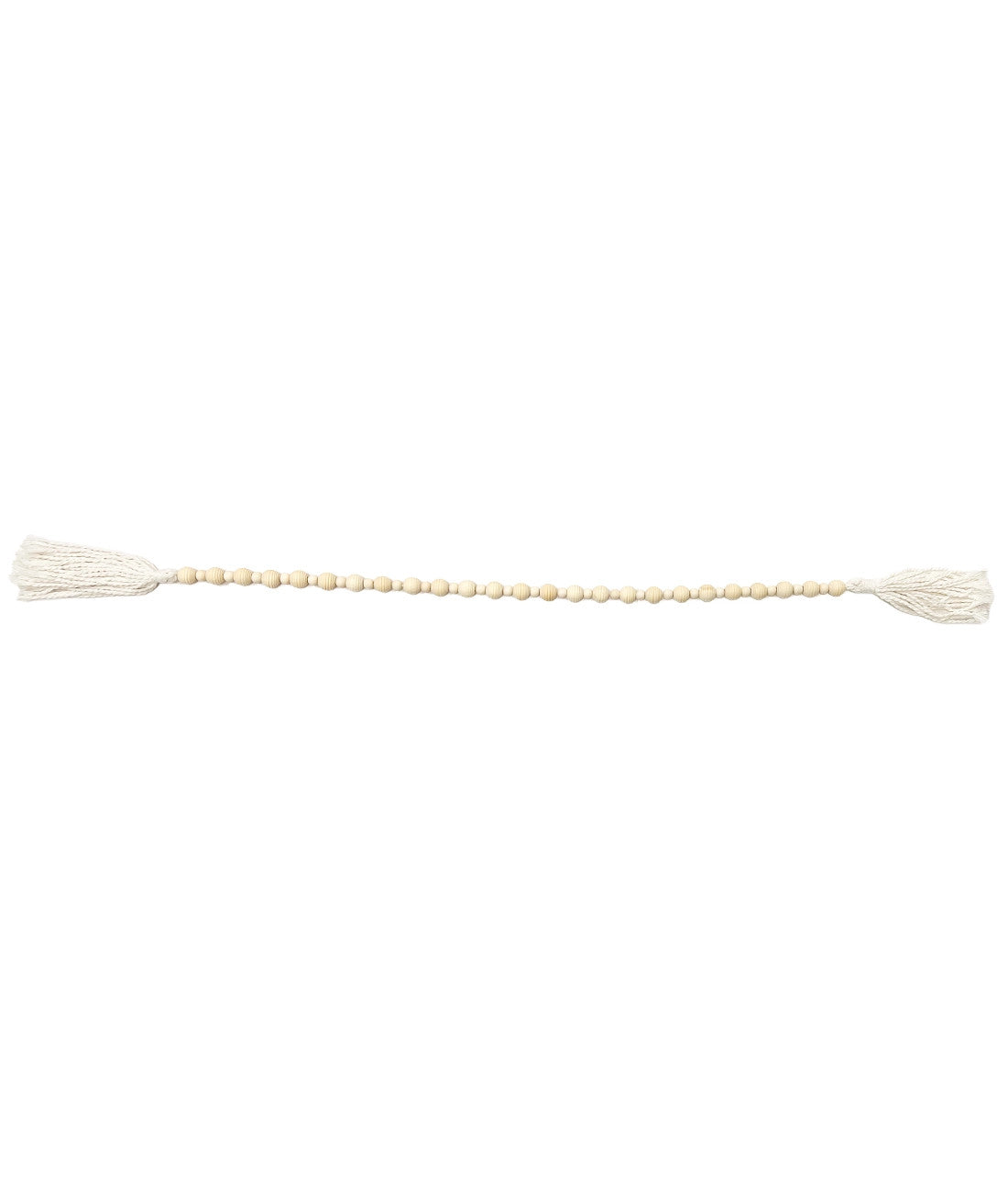 Cuentas madera natural 83cm