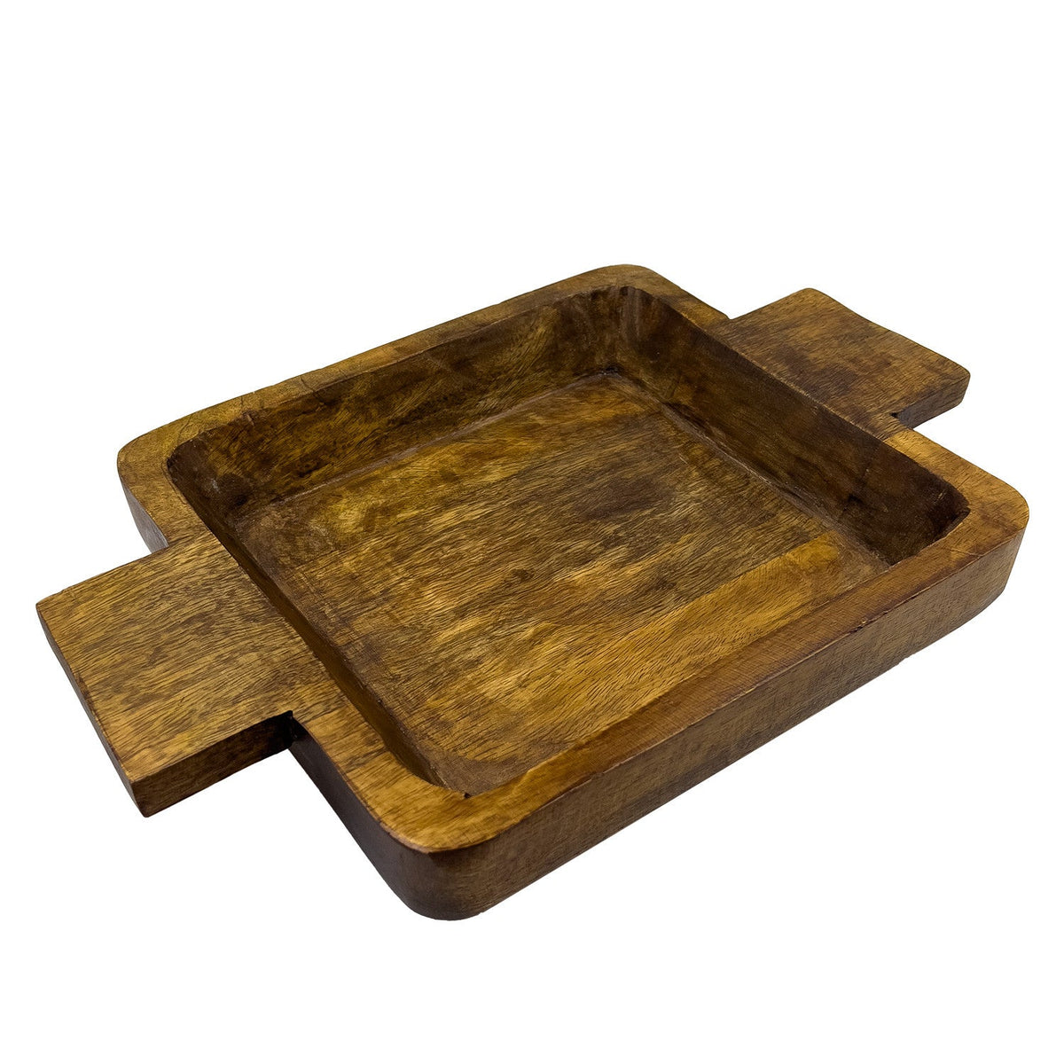 Ensaladera madera oscura 37,5x25x5cm