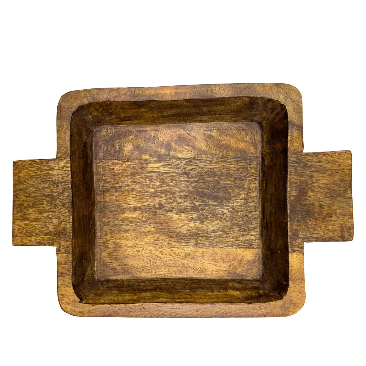 Ensaladera madera oscura 37,5x25x5cm