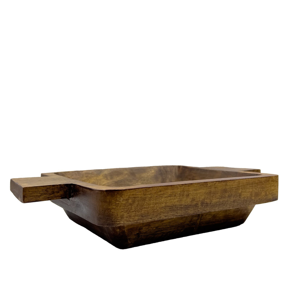 Ensaladera madera oscura 37,5x25x5cm