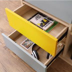 Escritorio doble Levis 238x55x77 blanco