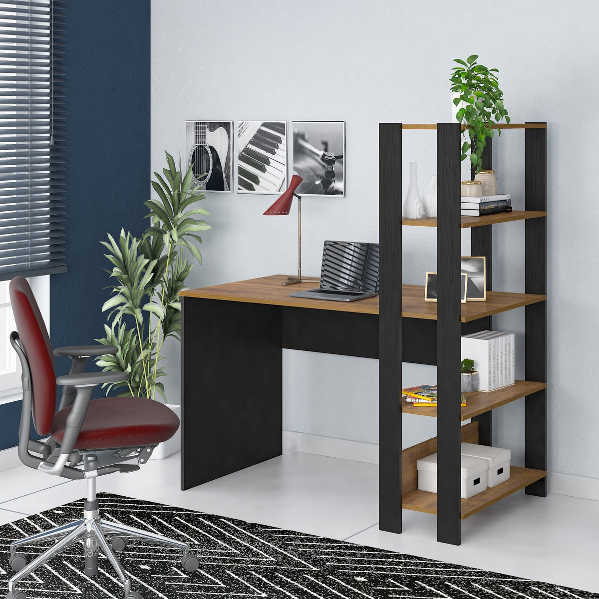 Escritorio Match 120x63x134 negro