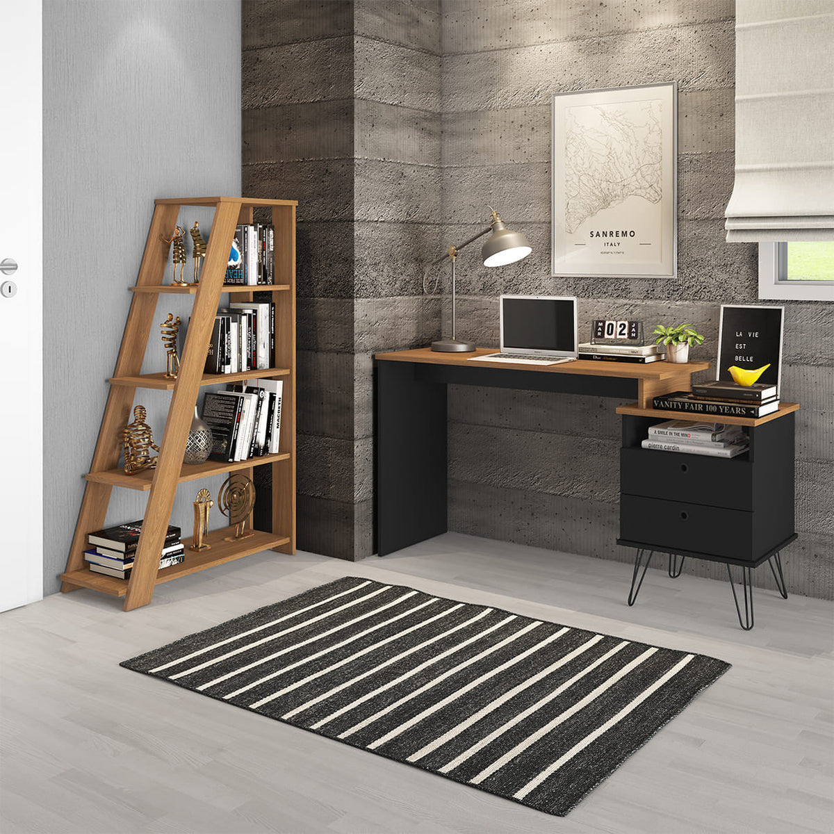 Escritorio Plus 143x45x75 negro