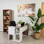 Escritorio Urban II 124x50x76 café-blanco