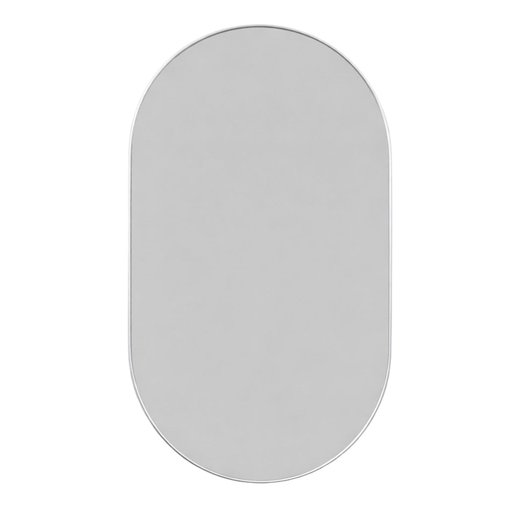 Espejo ovalado 44,5x77,5cm Pill plateado