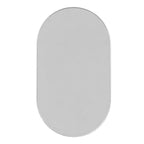 Espejo ovalado 44,5x77,5cm Pill plateado