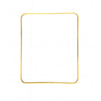 Espejo rectangular 60x80cm bronce