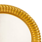 Espejo redondo 75cm Frani dorado