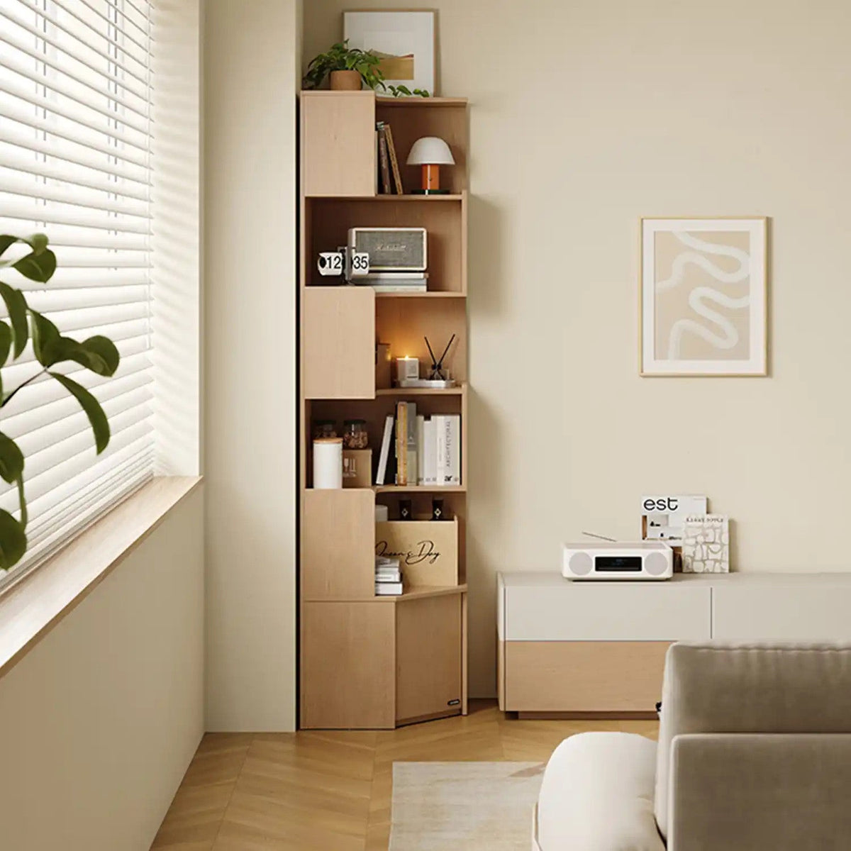 Estante 5 niveles Nexo madera