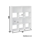 Estante Book blanco