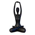 Figura resina yoga brazos negro